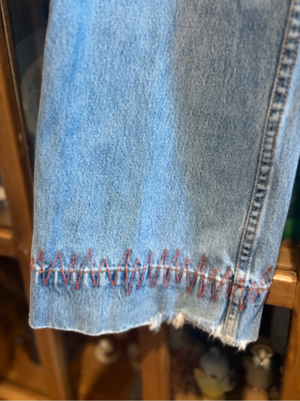 Levi’s 514 Flare Jeans Size 5 Vintage Y2K Embroidered Floral Denim See Details - Picture 14 of 15